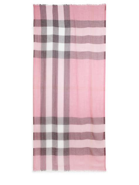 burberry sheer mega check scarf|giant check wool scarf.